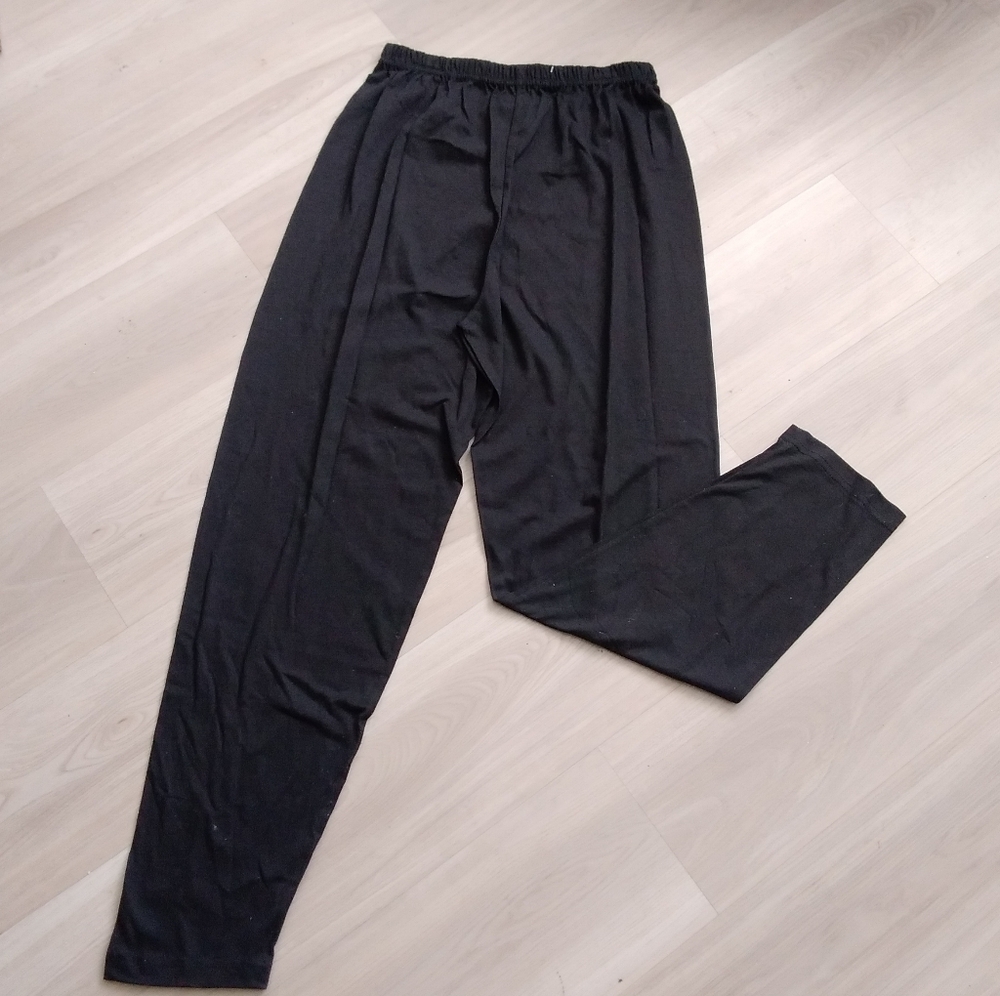 Mervyns Leggings Vintage Womens Med Pant Elastic High Waist Relaxed Leg Tapered